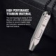 Oknife Otacle D1 Screwdriver Set Pocket Tool - 8 Sizes of Screwdriver Bits Grey Titanium
