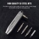 Oknife Otacle D1 Lite Pocket Tool - 8 Sizes of Hex Bits Grey 