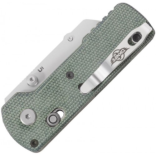 Oknife Otacle U1 Folding Utility Knife - 2.23" SK5 Razor Blade Green Micarta Handle