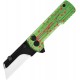 OKnife Otacle U1 Ultra Zombie Green Super Aluminum Pocket Folding Utility Knife with Ceramic Blade