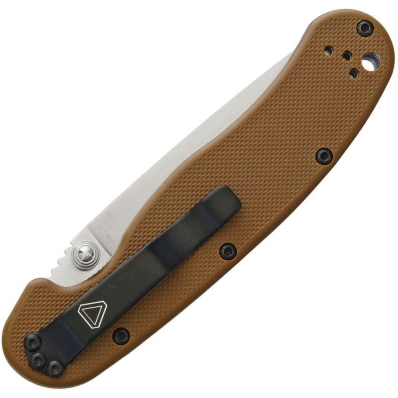 Ontario RAT-2 Model II Coyote Brown Folding Knife -  3.0" D2 Blade Coyote Brown Nylon Handle