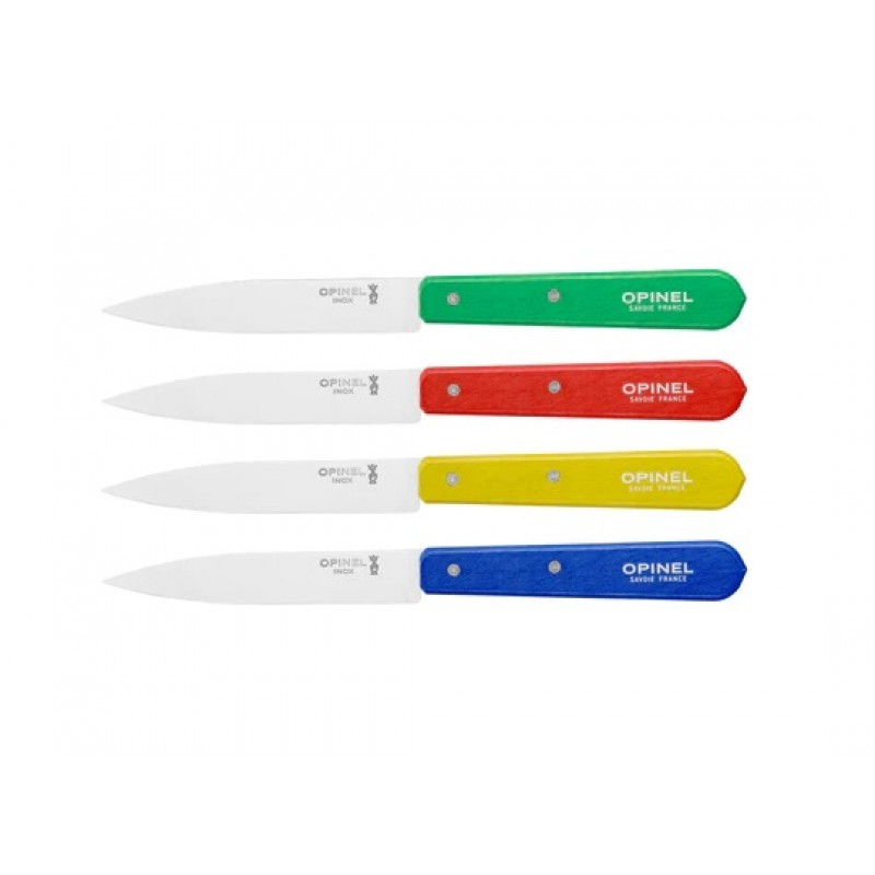 Opinel Classic No.112 Paring Kitchen Knife Set - 4 Piece