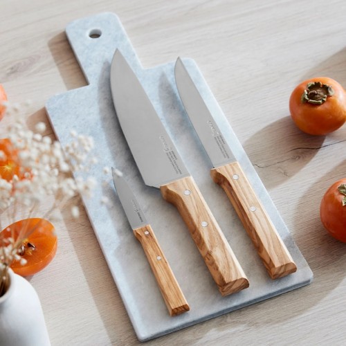 Opinel Parallele Trio Paring Chef Carving Knife Set