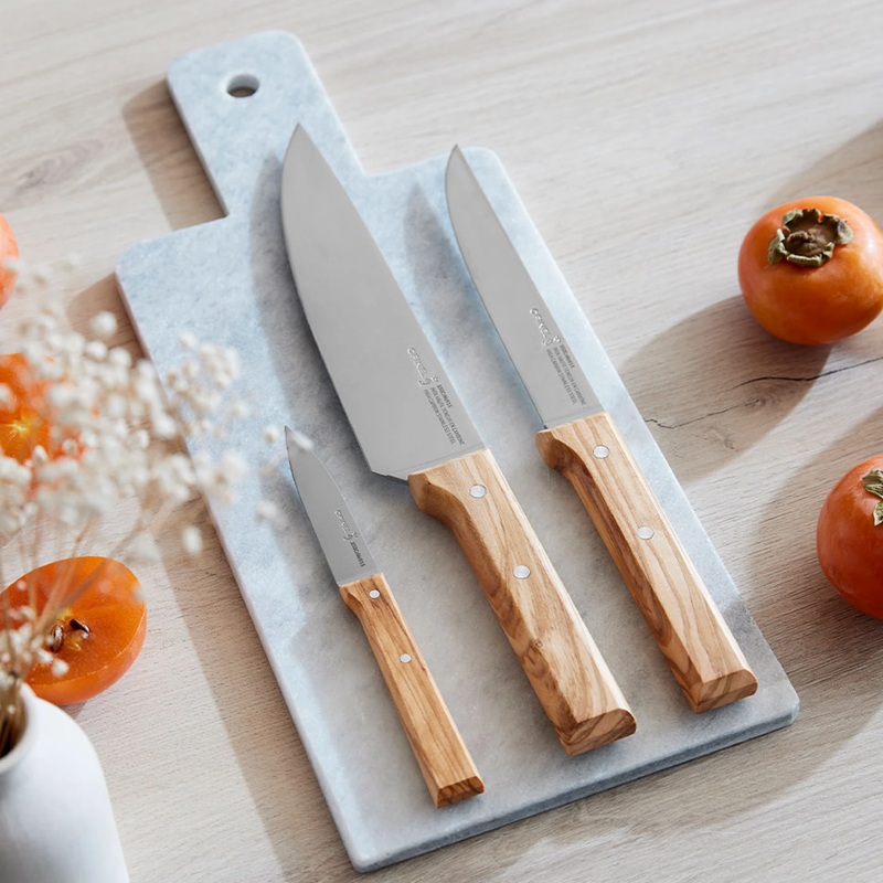 Opinel Parallele Trio Paring Chef Carving Knife Set