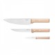 Opinel Parallele Trio Paring Chef Carving Knife Set