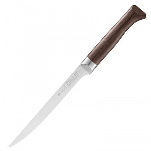 Opinel Les Forges 1890 Fillet Knife - 7.08" Stainless Steel Blade Beechwood Handle