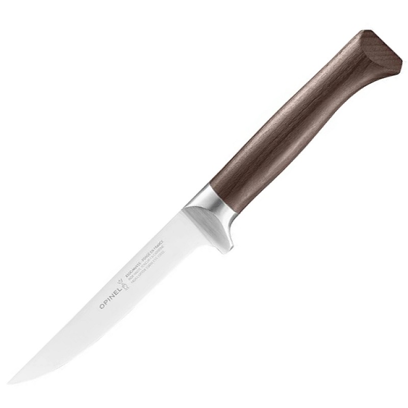 Opinel Les Forges 1890 Meat & Poultry Knife - 5.11" Stainless Steel Blade Beech Handle