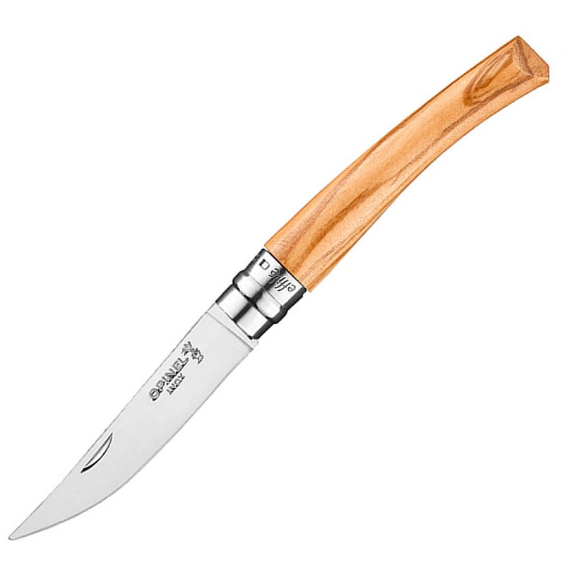 Opinel Effile 8 Knife with Olive Handle