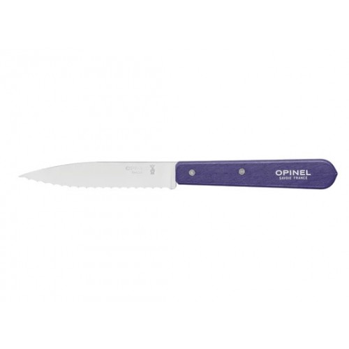 Opinel No.113 Serrated Kitchen Knife Violet