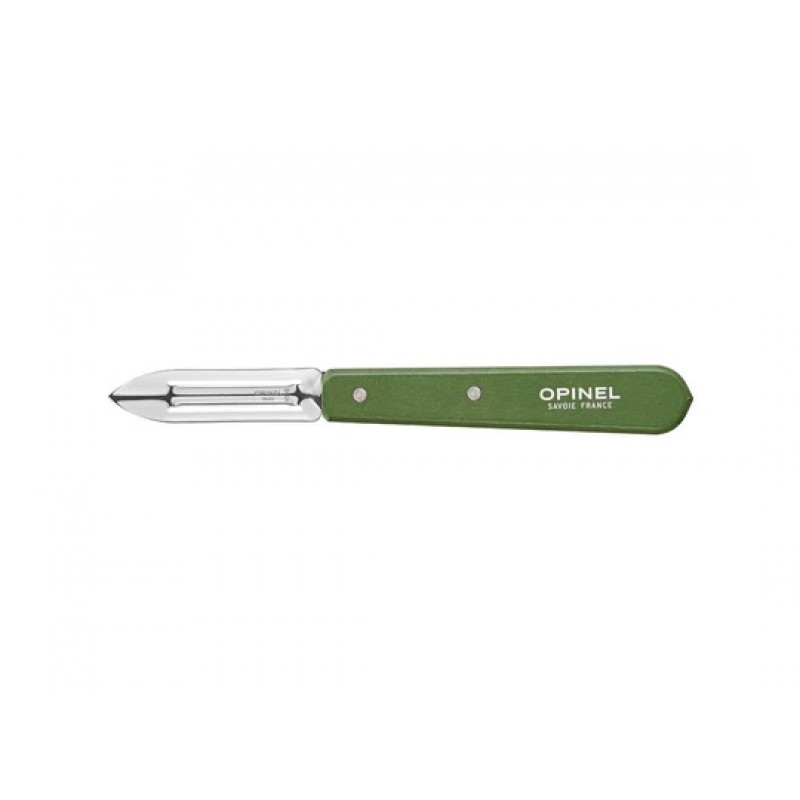 Opinel No.115 Fruit and Vegetable Peeler Khaki Green