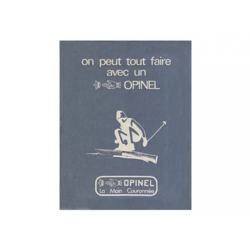 Opinel on peut tout faire cotton Tea Towel