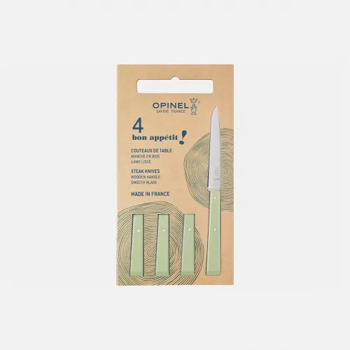 Opinel Bon Appetit Sage Table Knife Set 