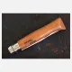 Opinel No.12 Beechwood Folding Pocket Knife - 4.72" Carbon Steel Blade Beechwood Handle Cyclaire Knives and Tools