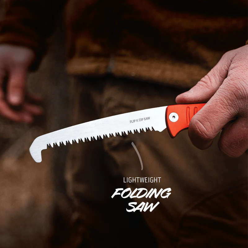 Outdoor Edge Flip n Zip Folding Saw Orange - 4.5" Blade Orange Handle