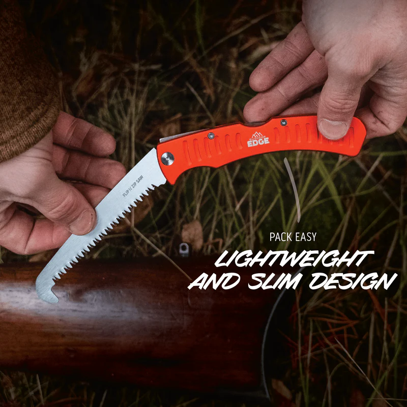 Outdoor Edge Flip n Zip Folding Saw Orange - 4.5" Blade Orange Handle