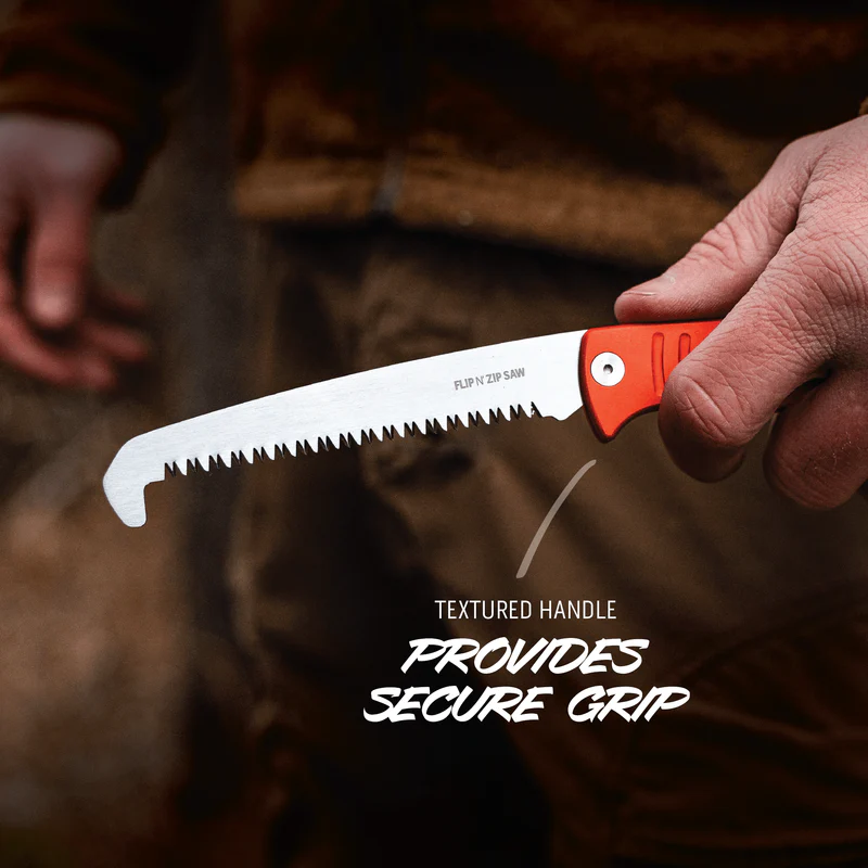 Outdoor Edge Flip n Zip Folding Saw Orange - 4.5" Blade Orange Handle