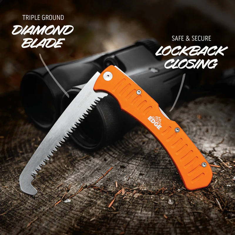Outdoor Edge Flip n Zip Folding Saw Orange - 4.5" Blade Orange Handle