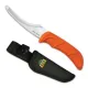 Outdoor Edge Zip Blade 4" Gutting Blade Orange Handle Black Nylon Sheath