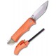 Outdoor Edge Ignitro Firestarter Folding Knife 2.3" Blade Orange Handle