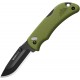 Outdoor Edge Razor Mini Lockback Knife Orange - 2.2" Replaceable Black Coated 420J2 DP Blade OD Green ABS Handle