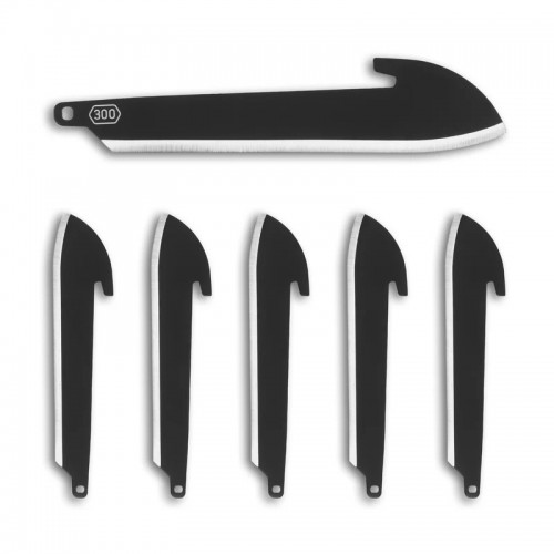 Outdoor Edge 3" Replacement Sheepsfoot Blades 6 Pack Black Oxide