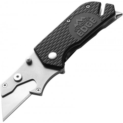 Outdoor Edge Utilipro Folding Multi-Function Utility Knife Black