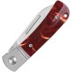 QSP Hedgehog Slipjoint UK EDC Knife - 2.92" 14C28N Blade Red Resin Handle