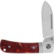 QSP Hedgehog Slipjoint UK EDC Knife - 2.92" 14C28N Blade Red Resin Handle