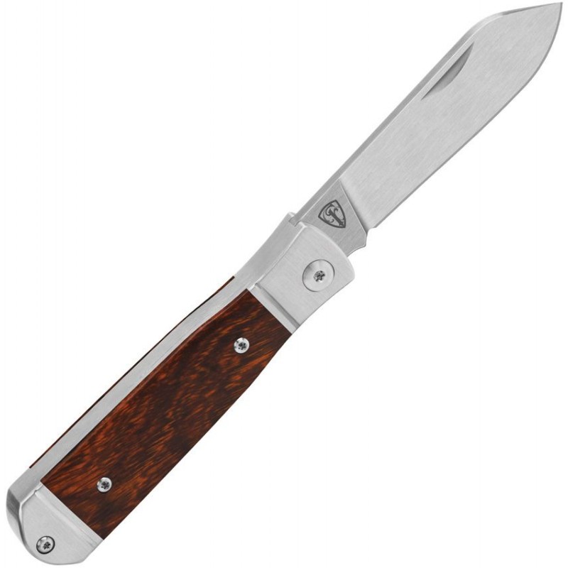 QSP Jumping Jack UK EDC Pocket Knife - 2.75" 14C28N Stainless Steel Blade Ironwood Handle
