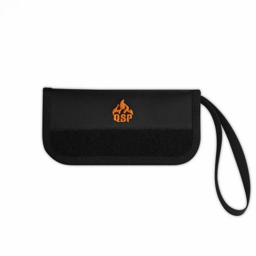 QSP Zippered Nylon Knife Pouch for Knives up to 5" Closed