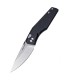 Real Steel Spectrum Folding Knife - 3.7" Nitro-V Blade Black G10 Handle