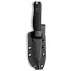 Reiff Knives F3 EDC Knife - 2.9" CPM-3V Carbon Steel Blade Black Canvas Micarta Handle Kydex Sheath