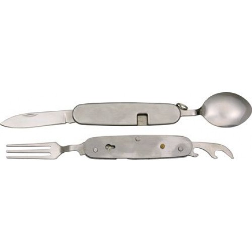 Rite Edge Four Function Camp Tool - Blade, Bottle Opener, Fork and Spoon