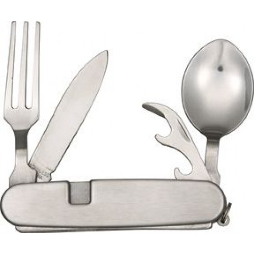 Rite Edge Four Function Camp Tool - Blade, Bottle Opener, Fork and Spoon