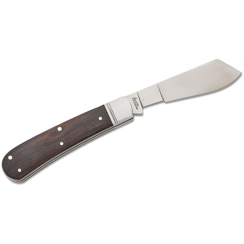 RoseCraft Blades Mill Creek Cotton Sampler Slipjoint Folding Knife - 3.125" D2 Satin Blade Black Sandalwood Handle