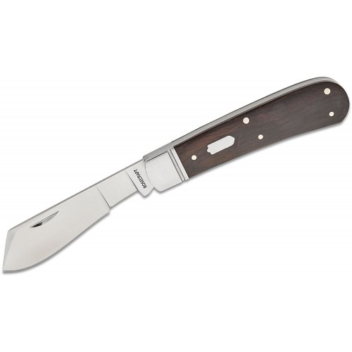 RoseCraft Blades Mill Creek Cotton Sampler Slipjoint Folding Knife - 3.125" D2 Satin Blade Black Sandalwood Handle