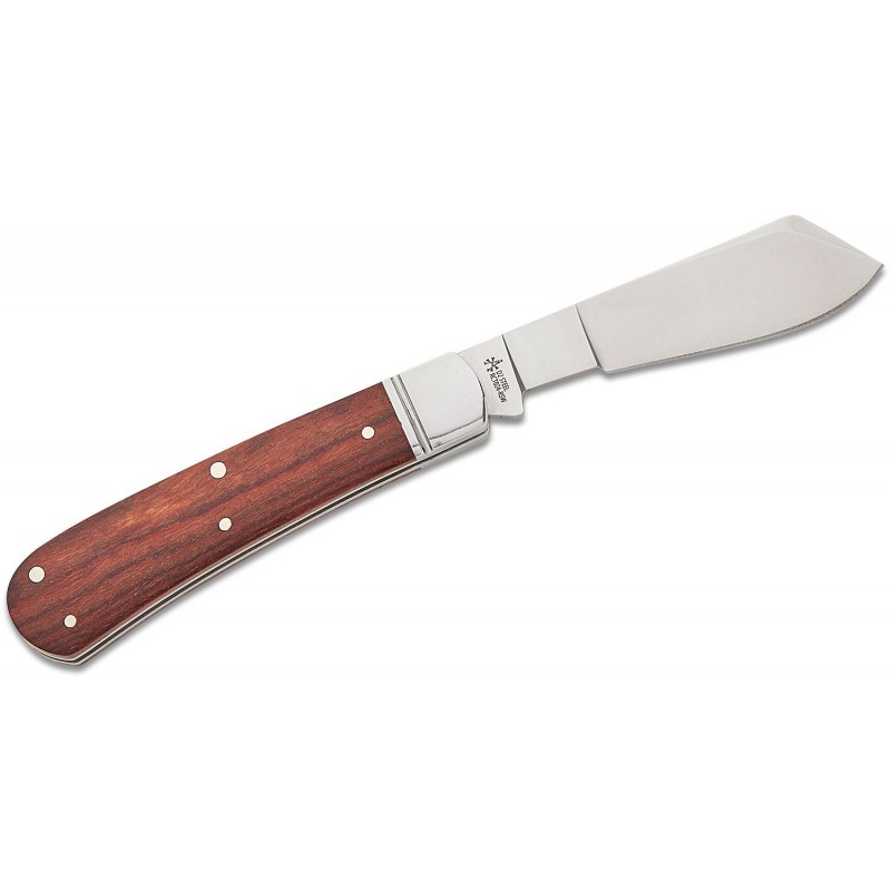 RoseCraft Blades Mill Creek Cotton Sampler Slipjoint Folding Knife - 3.125" D2 Satin Blade Red Sandalwood Handle