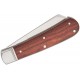 RoseCraft Blades Mill Creek Cotton Sampler Slipjoint Folding Knife - 3.125" D2 Satin Blade Red Sandalwood Handle