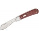 RoseCraft Blades Mill Creek Cotton Sampler Slipjoint Folding Knife - 3.125" D2 Satin Blade Red Sandalwood Handle