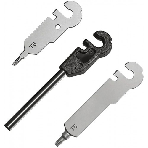 FT04 Set for Roxon Flex Multi-Tool - T6 Torx Wrench T6/T8 Torx Screwdriver Flint and Firestarter