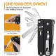 Roxon Flex Titan Modular Multi-Tool -  3.42" Closed 14 Tools Black G10 Handle Cyclaire Knives and Tools