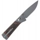 Schrade Old Timer Frontier Pivot Lock Knife - 3.1" Gray Blade Luxewood Compostie Handle