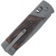 Schrade Old Timer Frontier Pivot Lock Knife - 3.1" Gray Blade Luxewood Compostie Handle