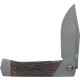 Schrade Old Timer Frontier Series Folding Knife -  3.75" Blade Luxewood Compostie Handle with Steel Bolster