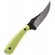 Skallywag Tactical Scorpion Fixed Blade Knife - 2.75" Hammered 420 Stainless Steel Skinner Blade Green Handle