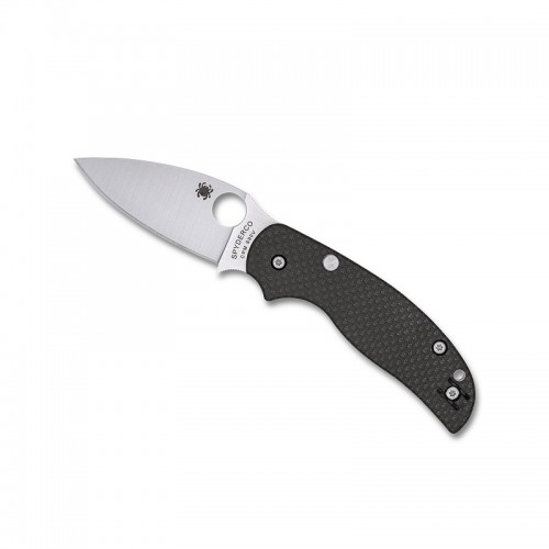 Spyderco Sage 6 Button Release Sprint Run  - 3" CPM-S90V Blade Carbon Fibre Handle