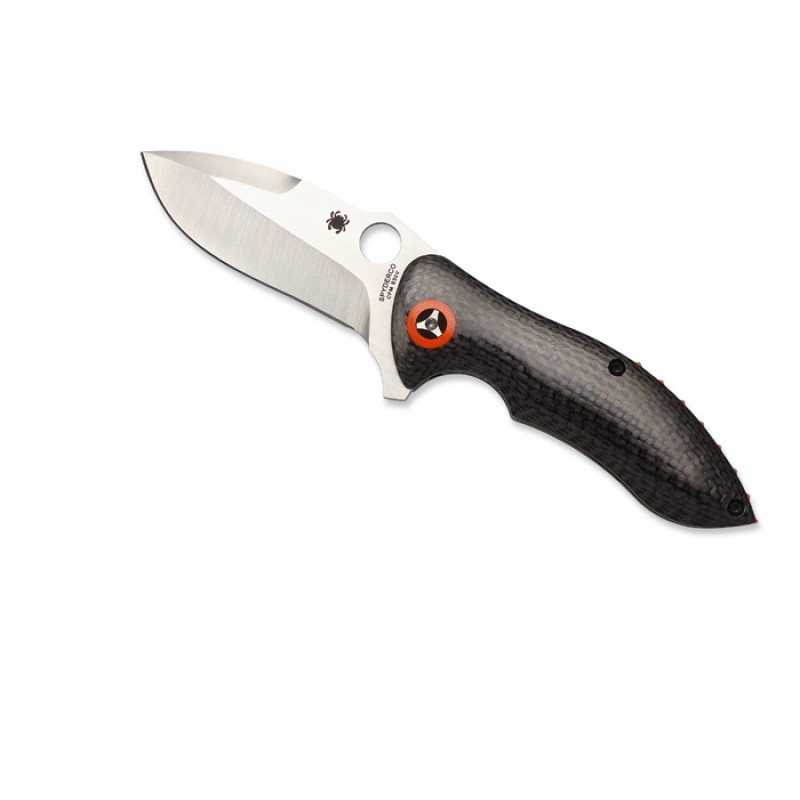 Spyderco Rubicon Folding Knife - 3.04" CPM-30V Blade Carbon Fibre Handle