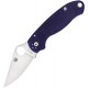 Spyderco Paramilitary 3 Folding Knife - 3" S110V Plain Blade Blurple G10 Handle