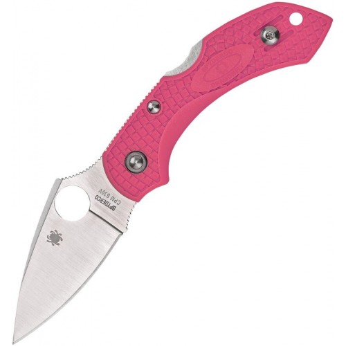 Spyderco Dragonfly 2 Lightweight Folding Knife - 2.25" CPM-S30V Stainless Blade Pink FRN Handle