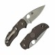 Spyderco Native 5 Lightweight Sprint Run Folding Knife - 2.95" CPM-15V Plain Blade Brown FRN Handle